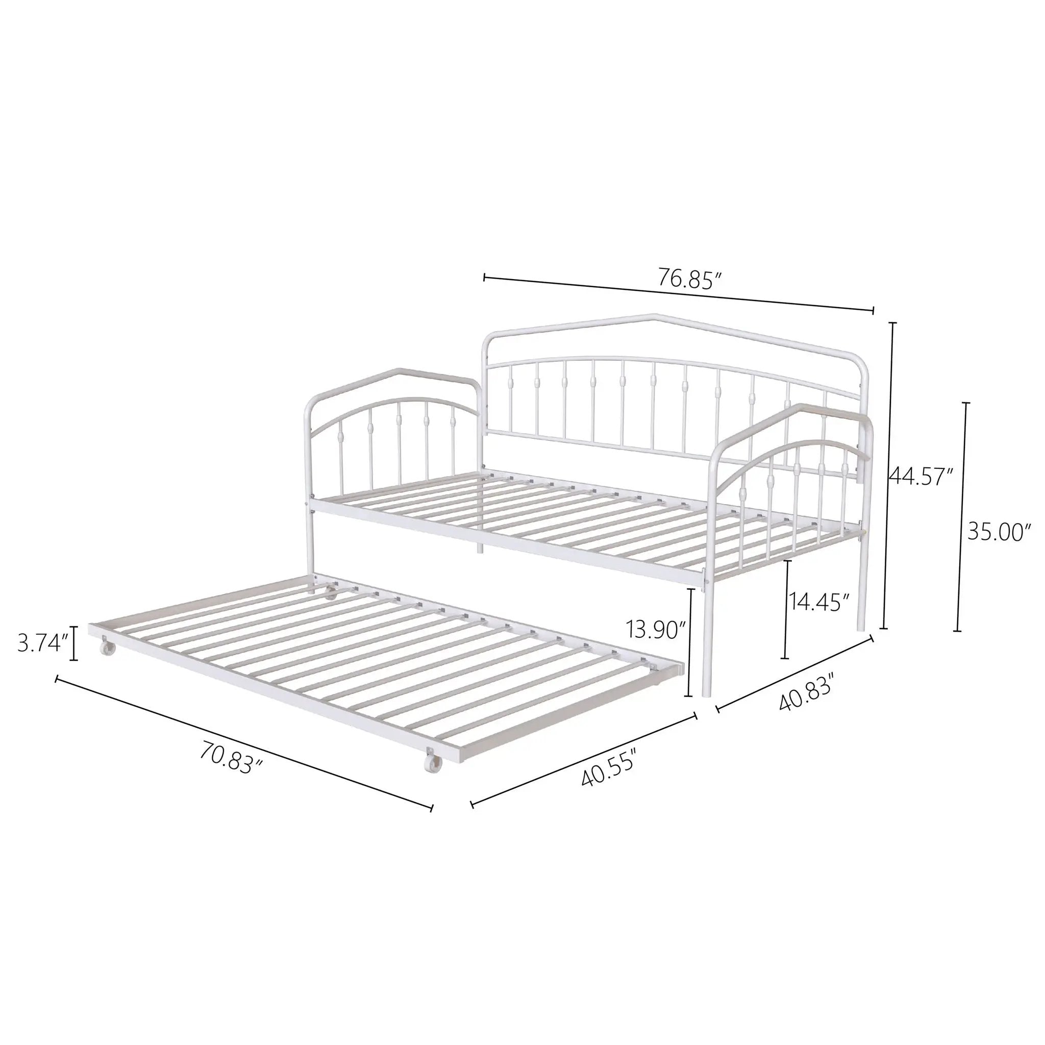 Fox - Daybed With Twin Trundle by HouseOfZazla