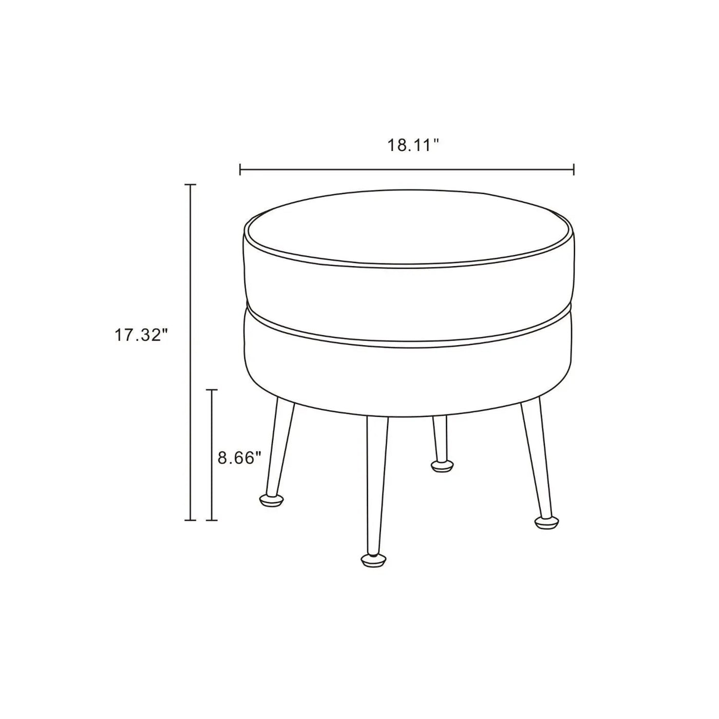 Bailey - Accent Ottoman by HouseOfZazla