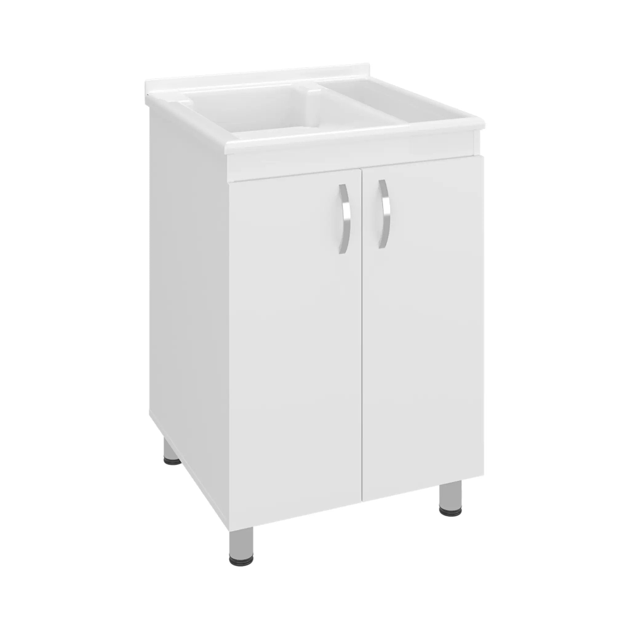 Foster 2 Door Utility Tub and Sink Freestanding Cabinet by HouseOfZazla