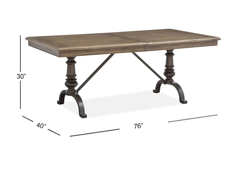 Roxbury Manor - Rectangular Dining Table - Homestead Brown, photo 6 of 7