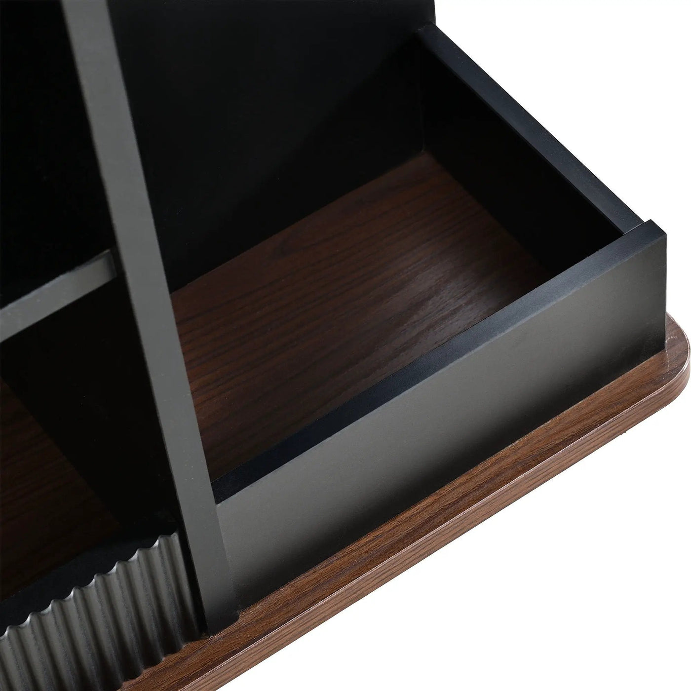 Adjustable End Table With Wheels, 360°Rotating Top And Storage Space by HouseOfZazla