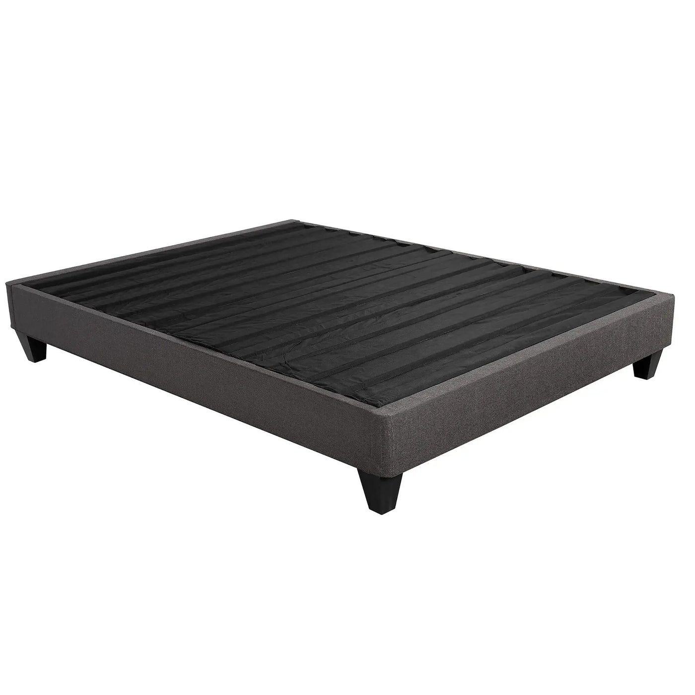 14" Upholstered Platform Bed Base, Mattress Foundation by HouseOfZazla