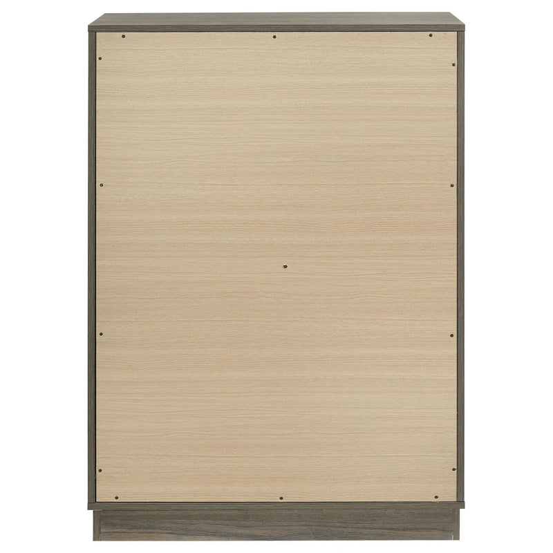 Fenwick 4-drawer Chest of Drawers Grey Oak by Unique Piece Furniture