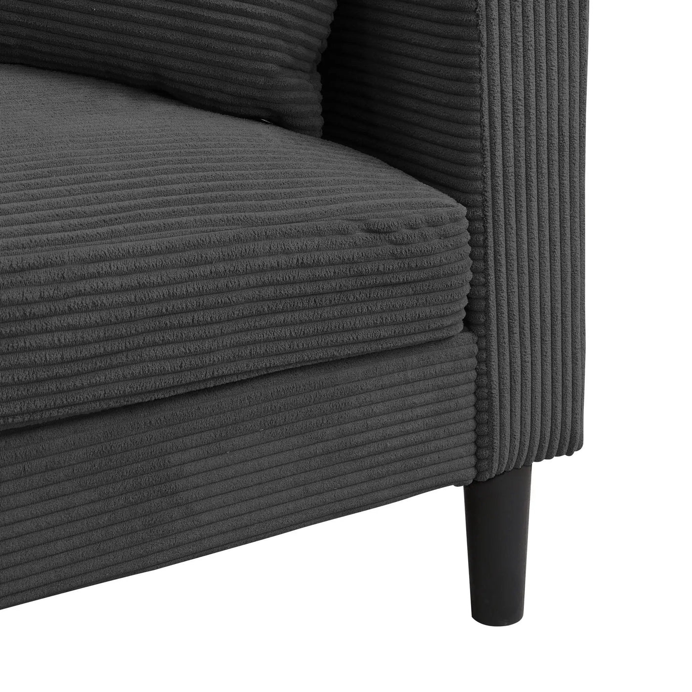 Modern Upholstered Loveseat Sofa, High Resilience by HouseOfZazla