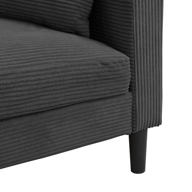 Modern Upholstered Loveseat Sofa, High Resilience by HouseOfZazla
