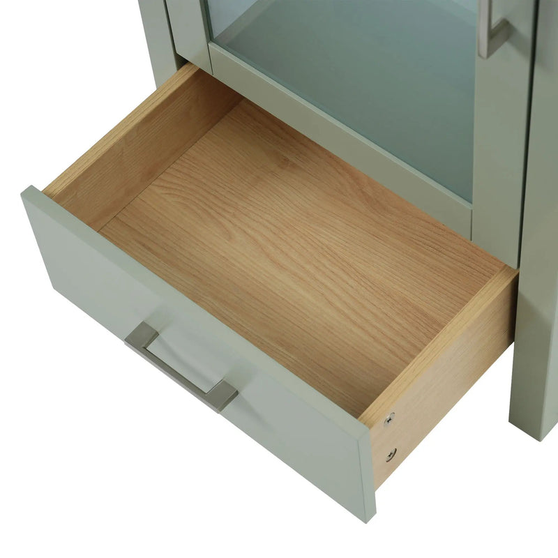 Bathroom Vanity With Ceramic Sink And Ample Storage, Ideal For Small Bathrooms by HouseOfZazla