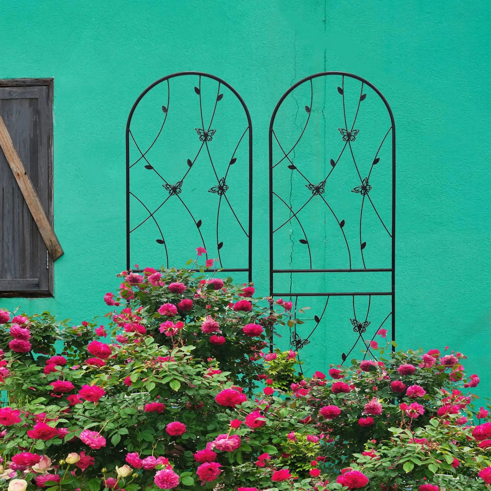 4 Pack Metal Garden Trellis by HouseOfZazla