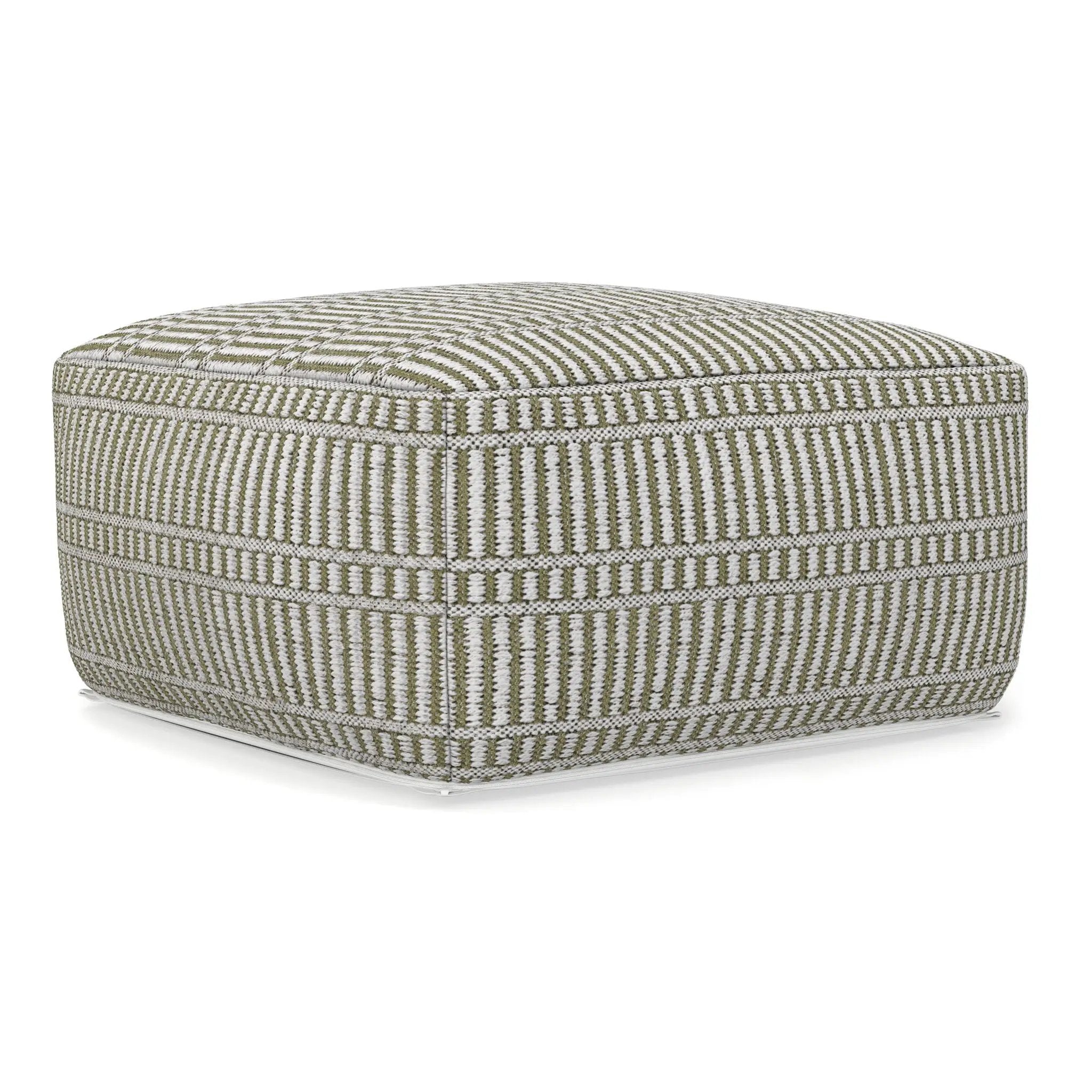 Safford - Square Outdoor / Indoor Pouf by HouseOfZazla