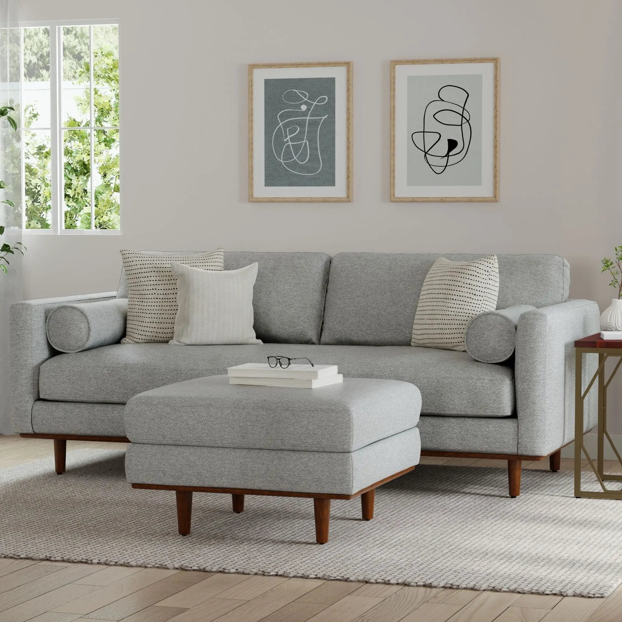 Morrison - Sofa And Ottoman Set by Unique Piece Furniture