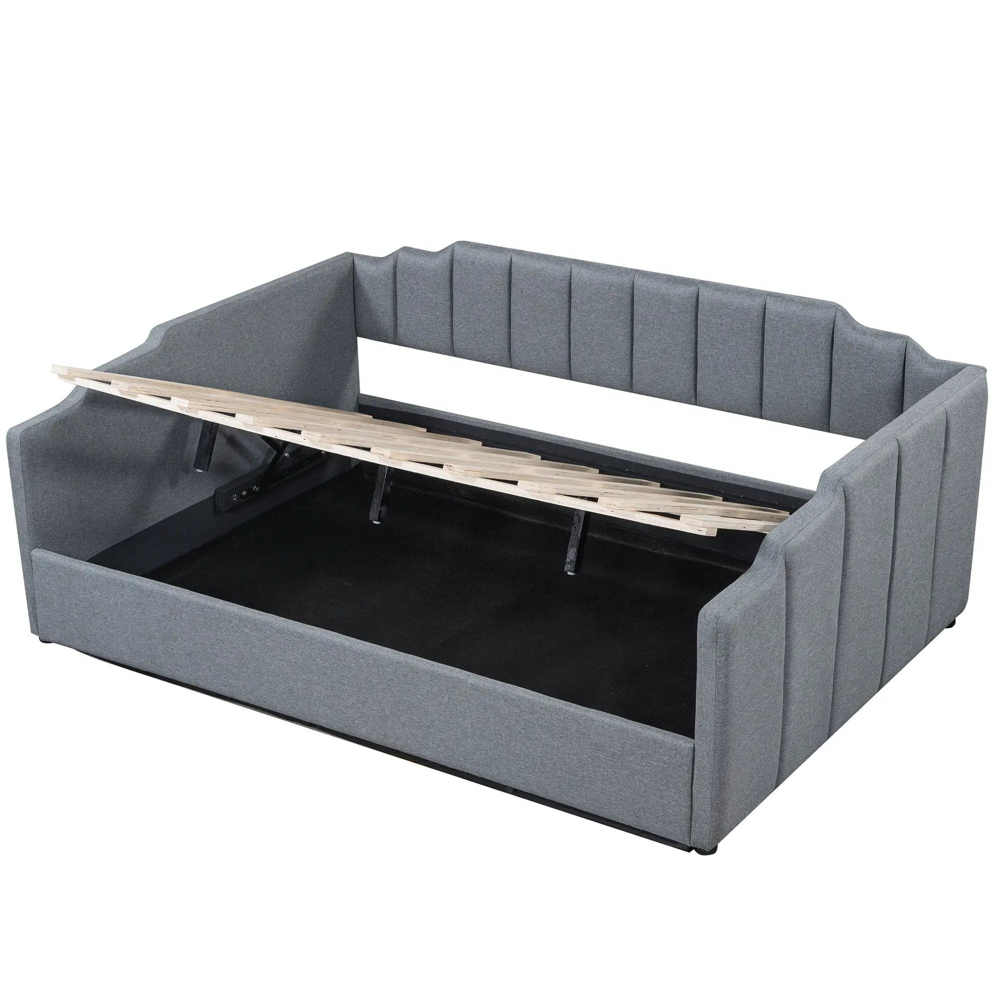 Modern Upholstered Daybed With Underneath Storage by Unique Piece Furniture