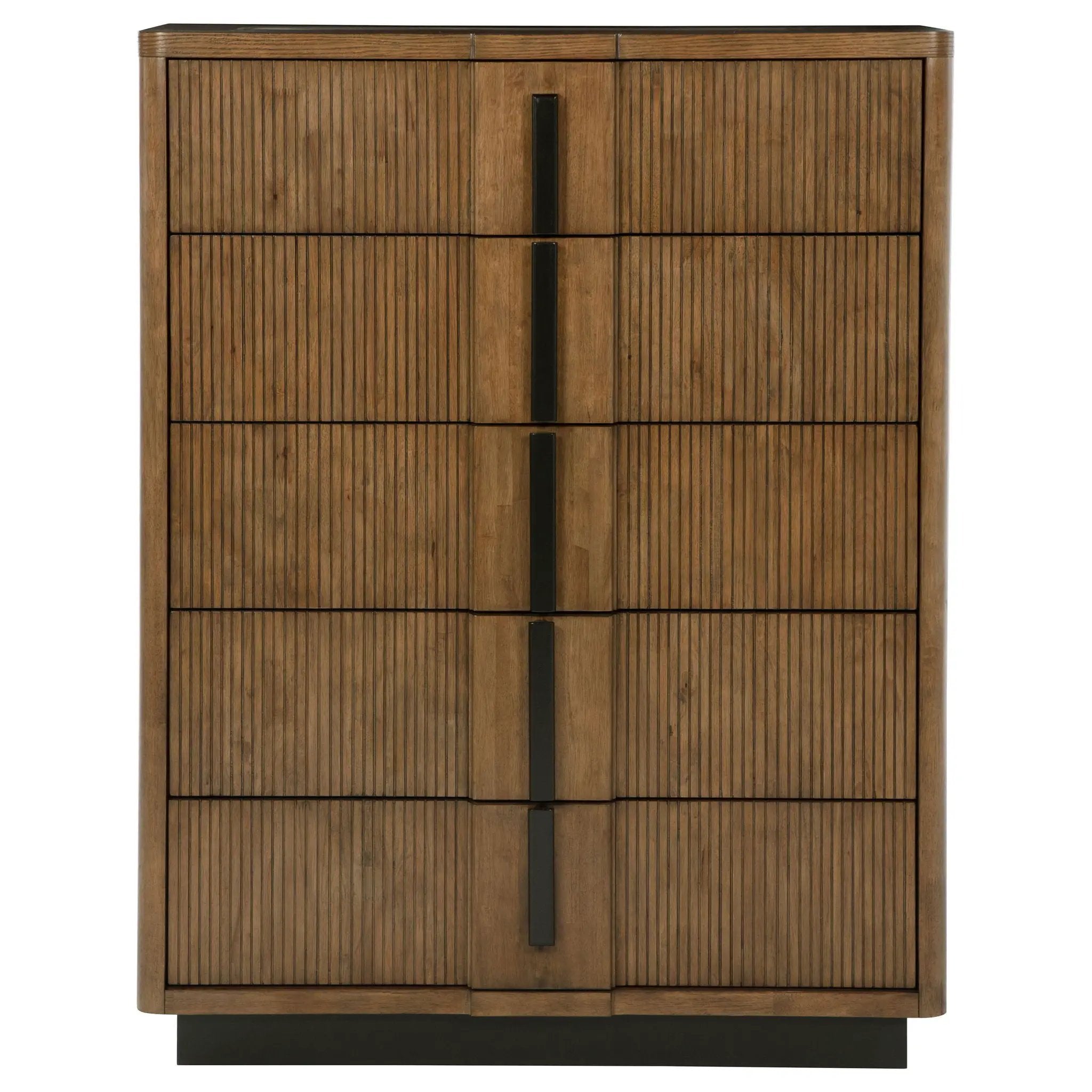 Terrace 5-drawer Chest of Drawers Ash Brown by Unique Piece Furniture