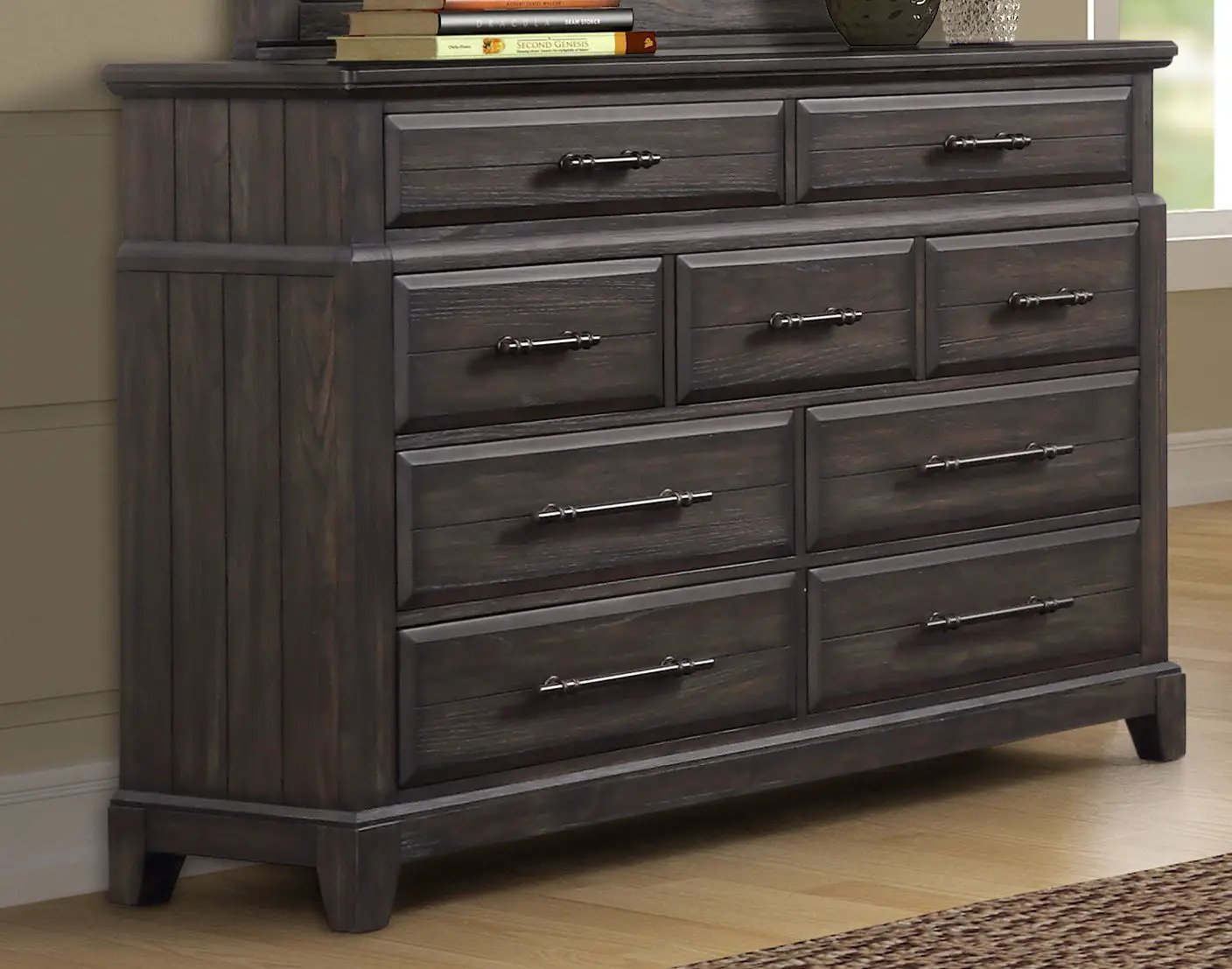 9 Drawer Dresser - Mahogany by Unique Piece Furniture