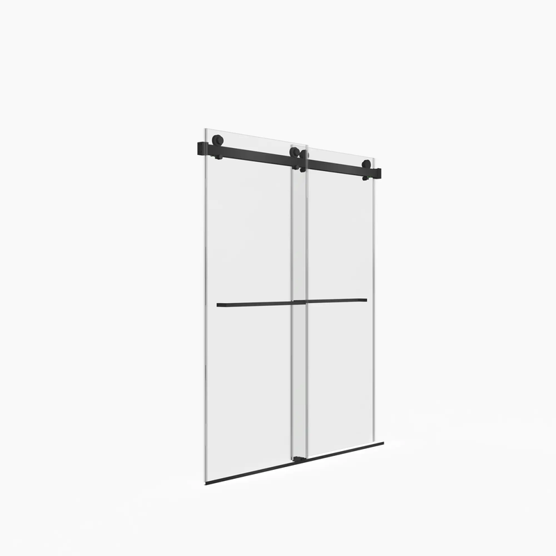 Frameless Double Sliding Shower Door by HouseOfZazla