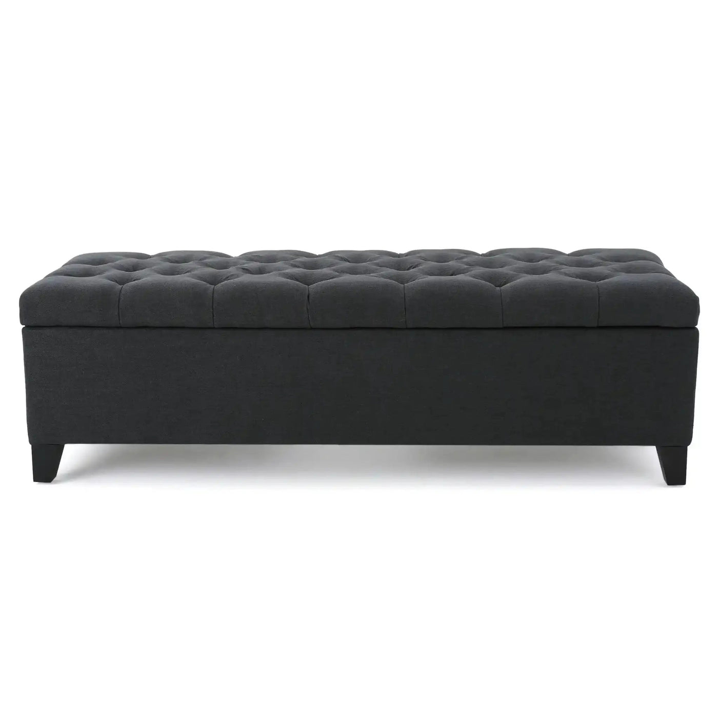 Glouster Contemporary Storage Ottoman with Button Tufted Design by HouseOfZazla