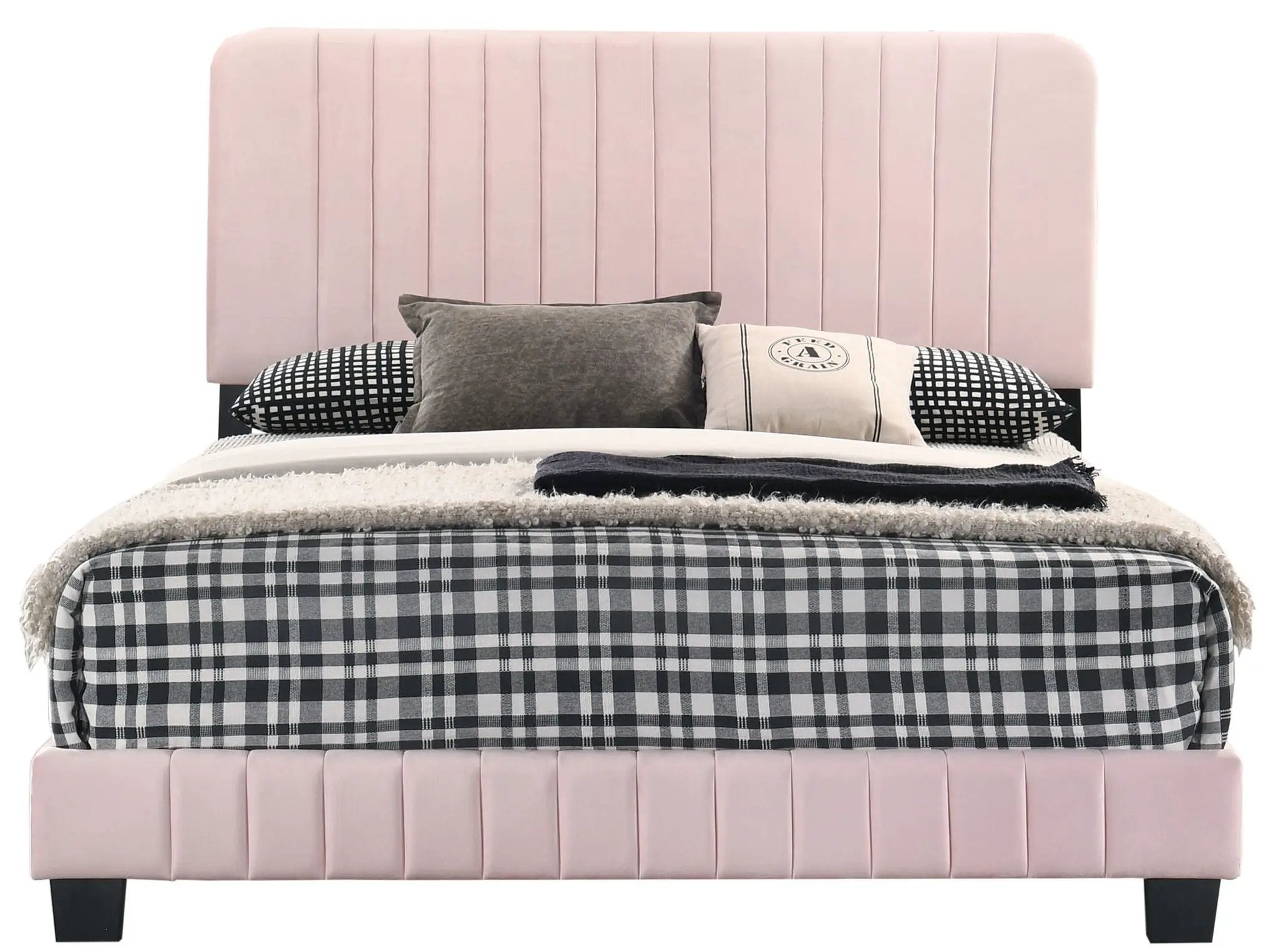 Channel Tufted Bed by Unique Piece Furniture