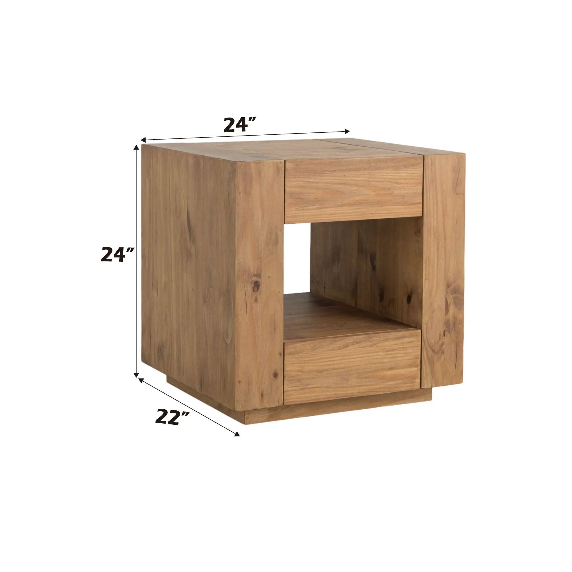 Harlan Oak End Table by HouseOfZazla