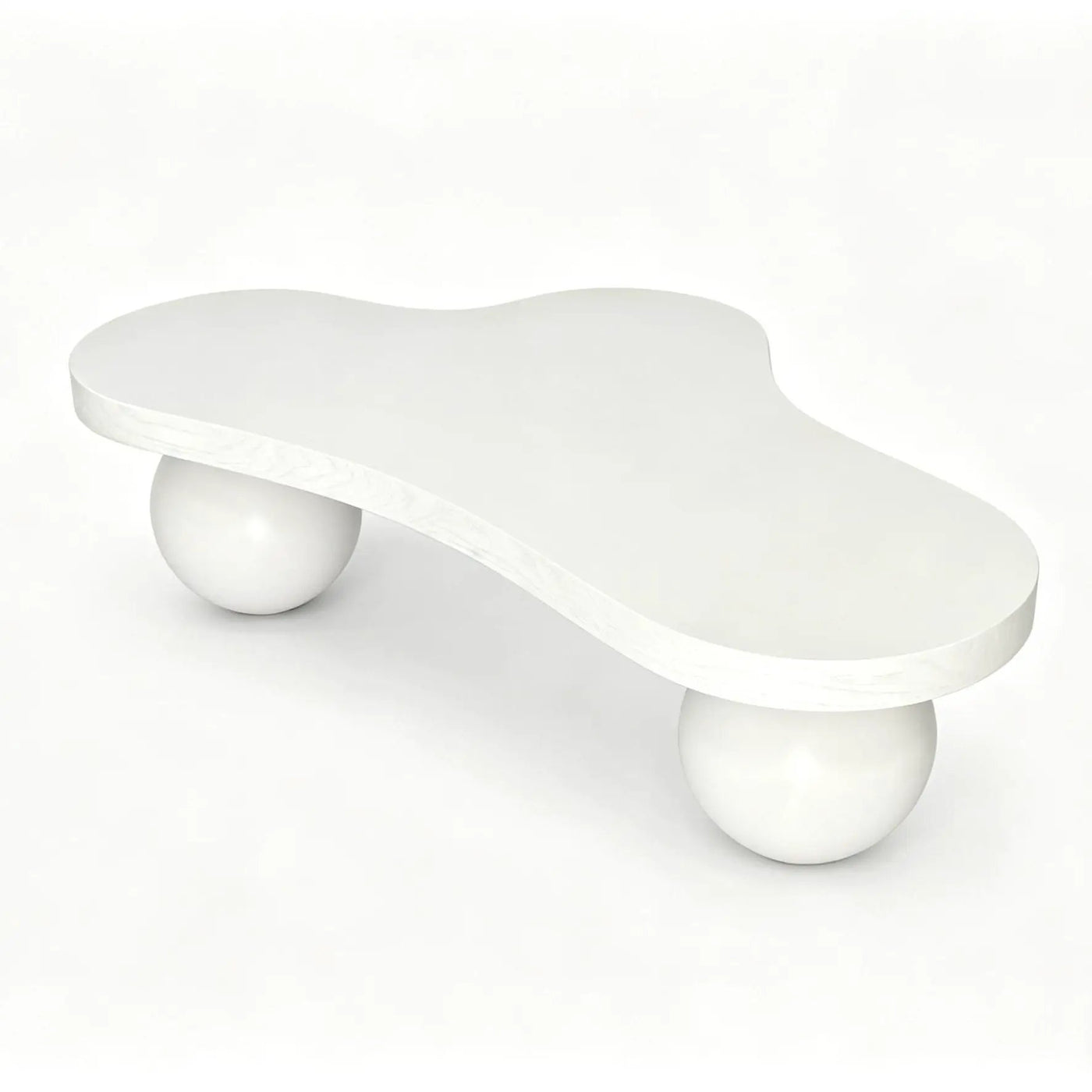 Cloud Shaped Coffee Table With 3 Ball Legs For Living Room by HouseOfZazla