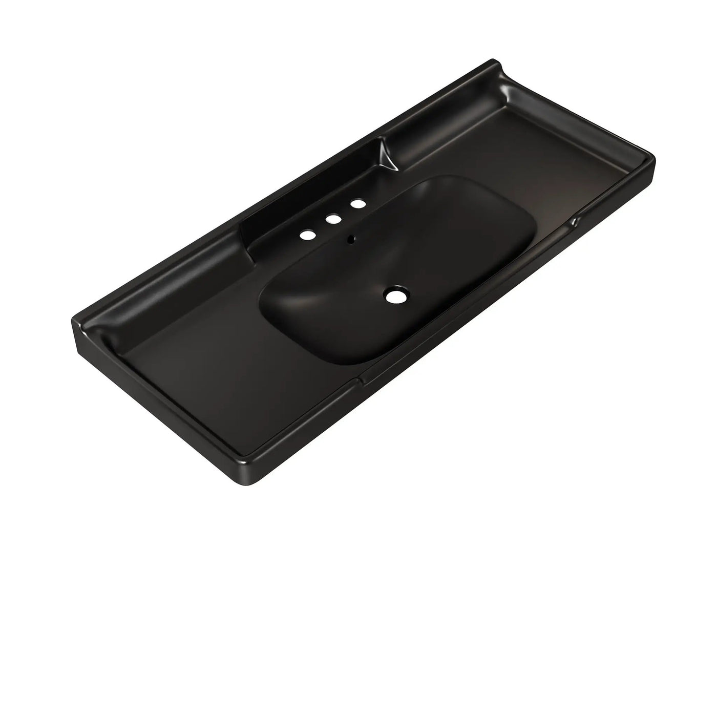 VICI 48" Bathroom Ceramic Basin with 3 Pre-Drilled Holes by HouseOfZazla