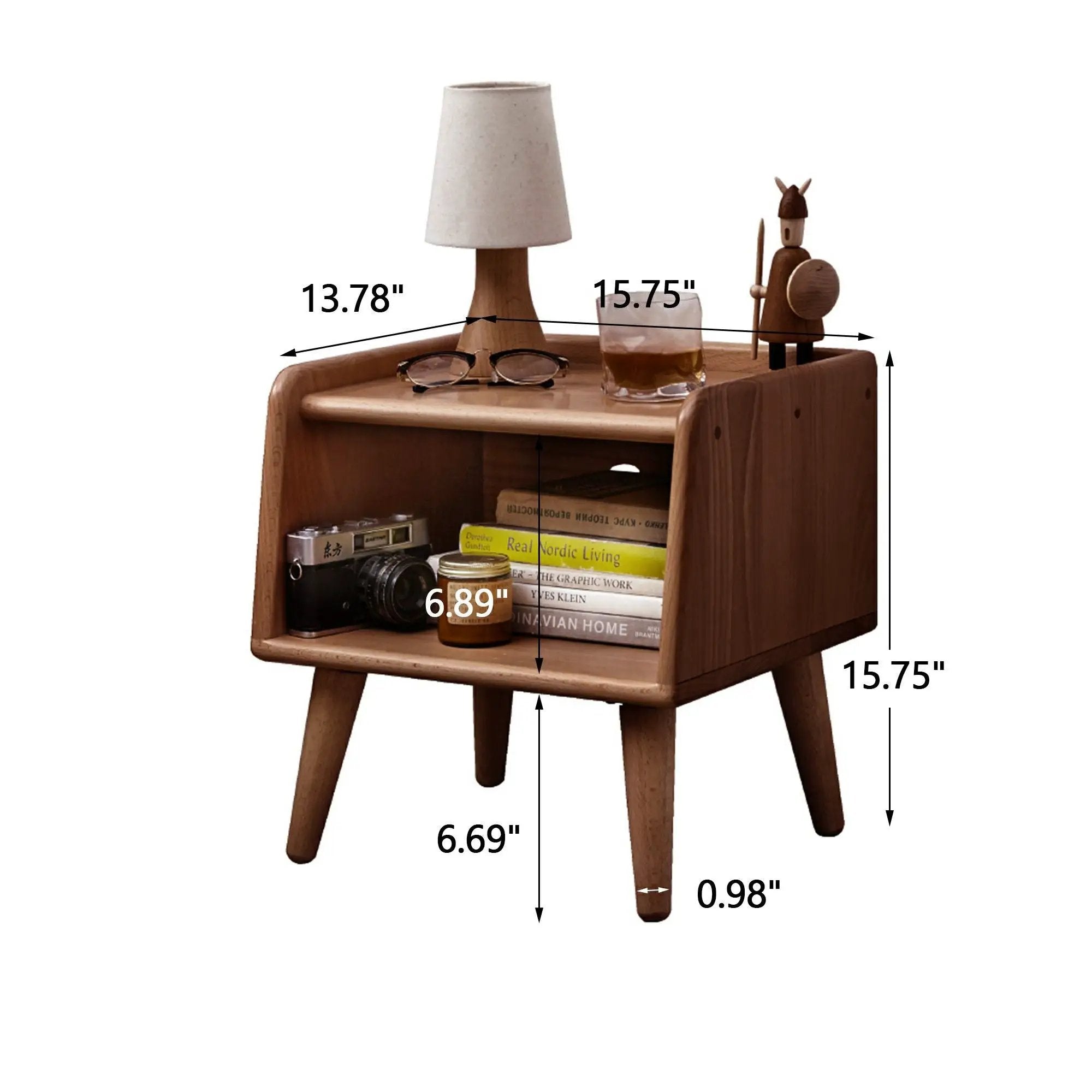 Bedside Cabinet, Modern Simple Nightstands European Beech by Unique Piece Furniture