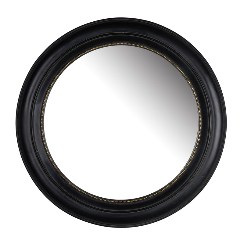 Round Wall Mirror with Black Frame - 20.5 Inch, photo 2 of 5
