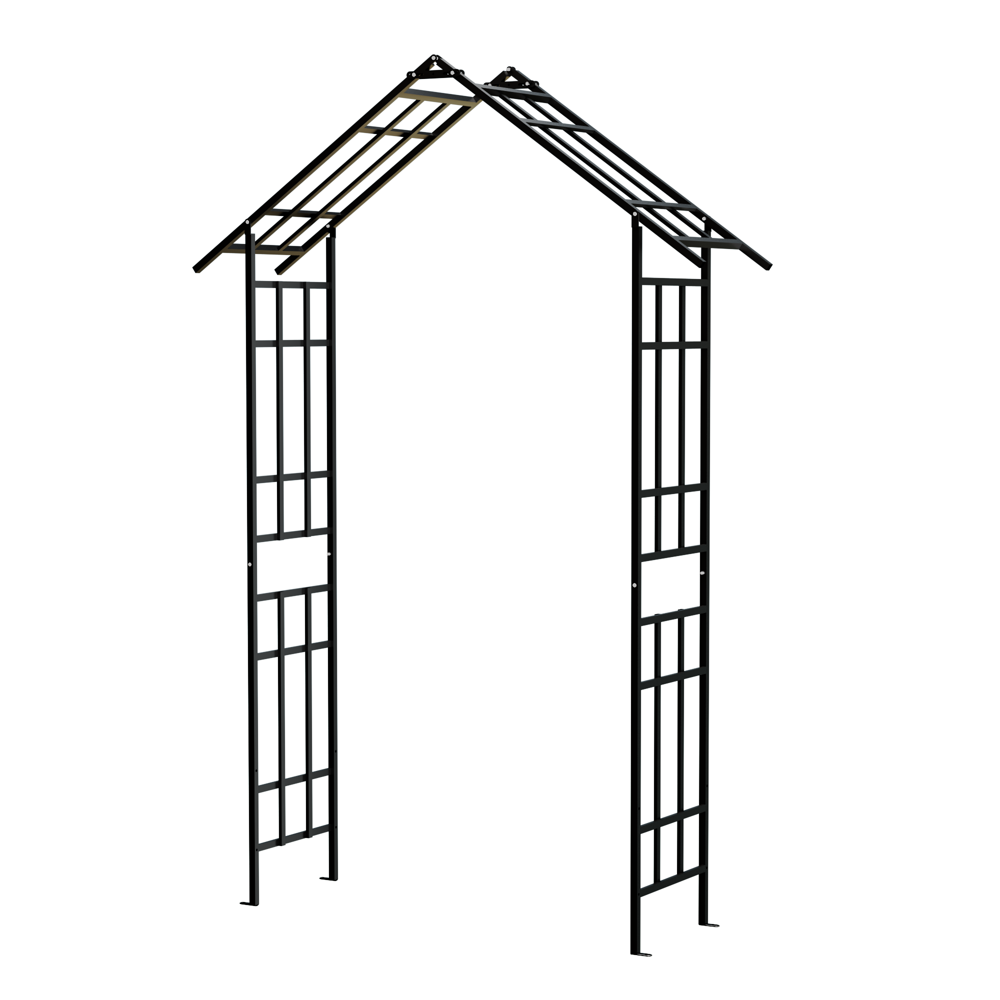 Metal Garden Arch with Adjustable Width by HouseOfZazla