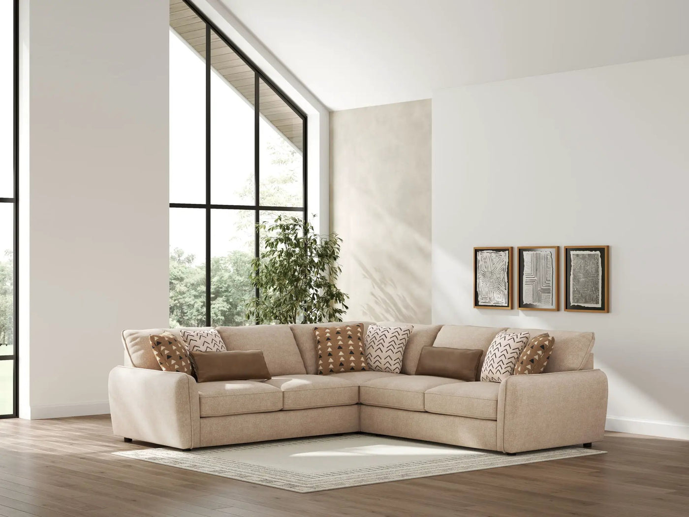 Seyler - Sectional by Unique Piece Furniture