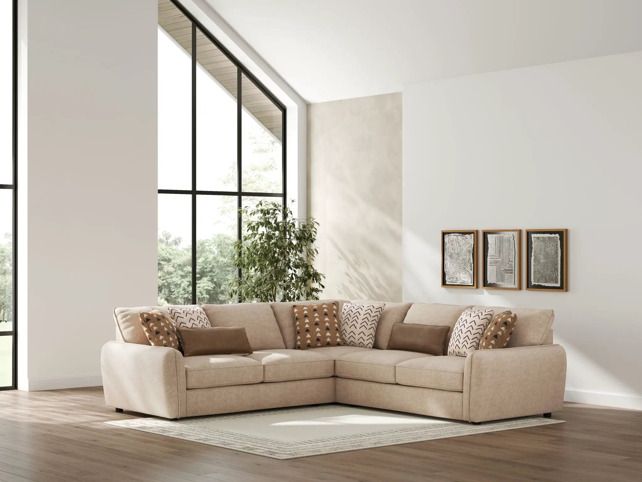 Seyler - Sectional by Unique Piece Furniture