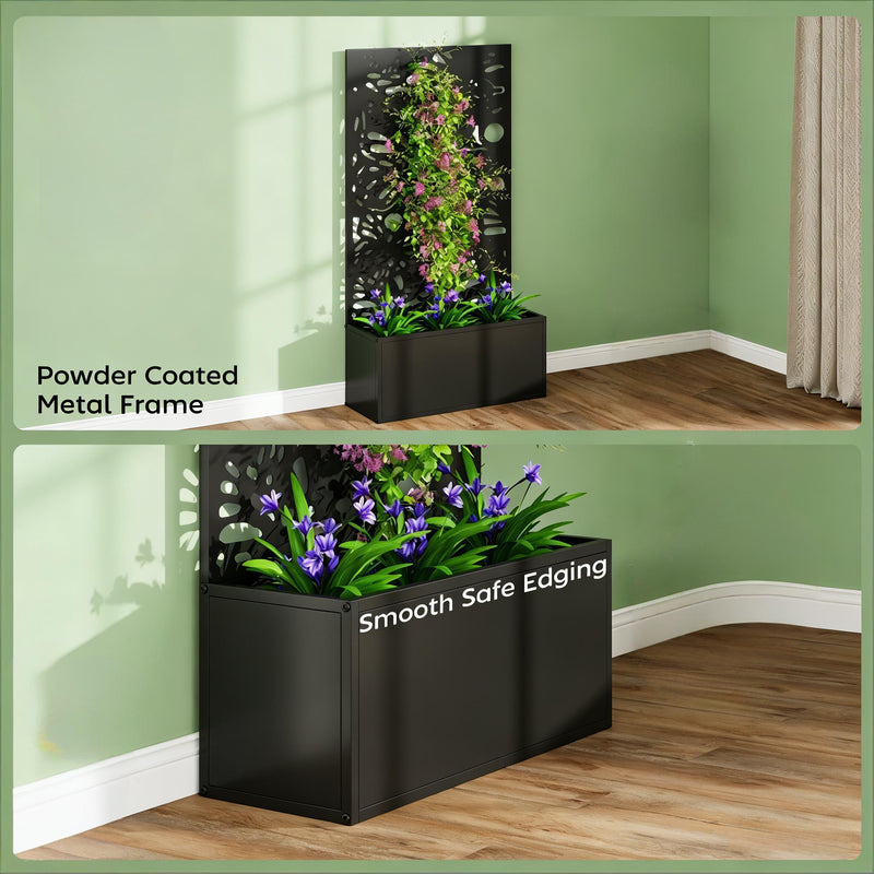 Stylish Plant Bed, Freestanding or Wall Mounted Plant Bed by HouseOfZazla