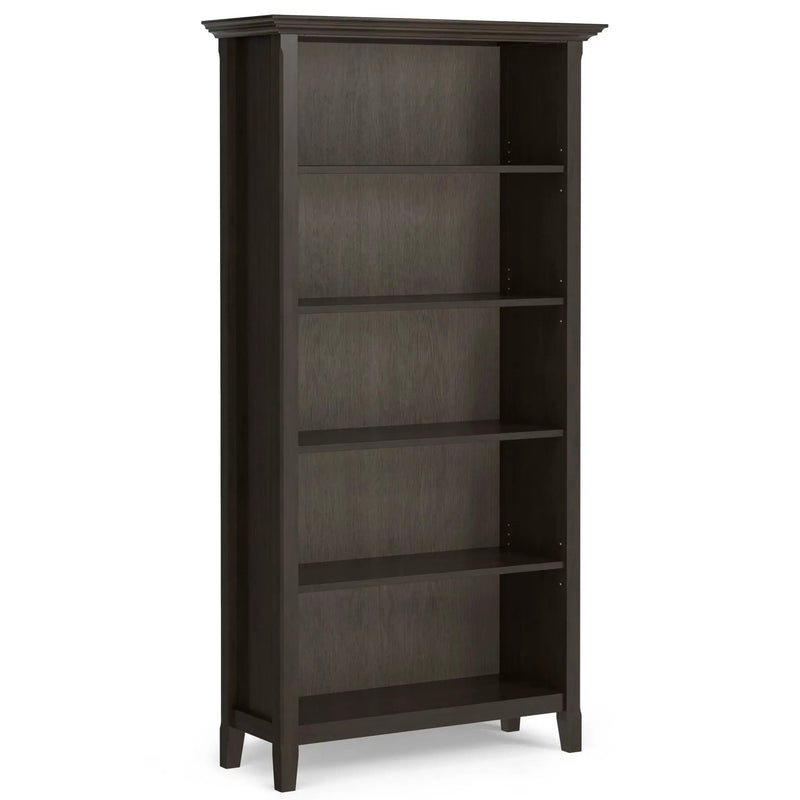 Amherst - 5 Shelf Bookcase, Handcrafted by HouseOfZazla