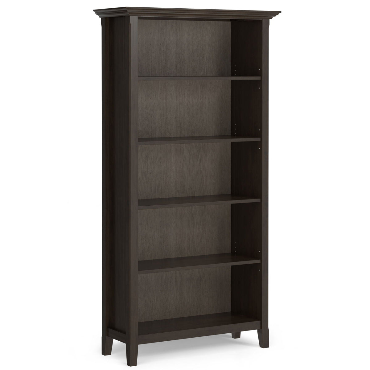 Amherst 5 Shelf Bookcase with Adjustable Shelves - Multiple Colors, photo 11 of 40