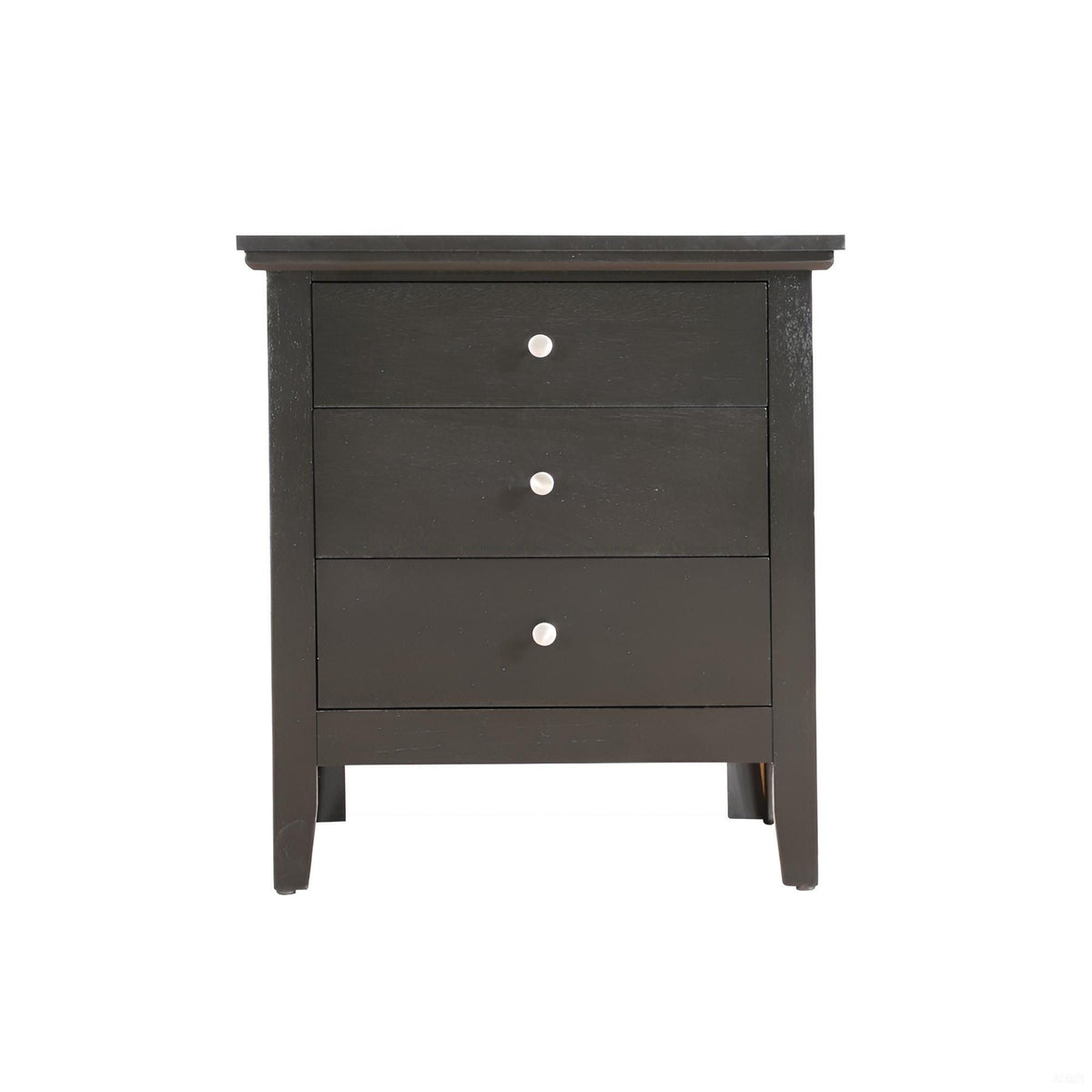 3 Drawer Nightstand with Dove Tailed Drawers - Multiple Colors, photo 9 of 40