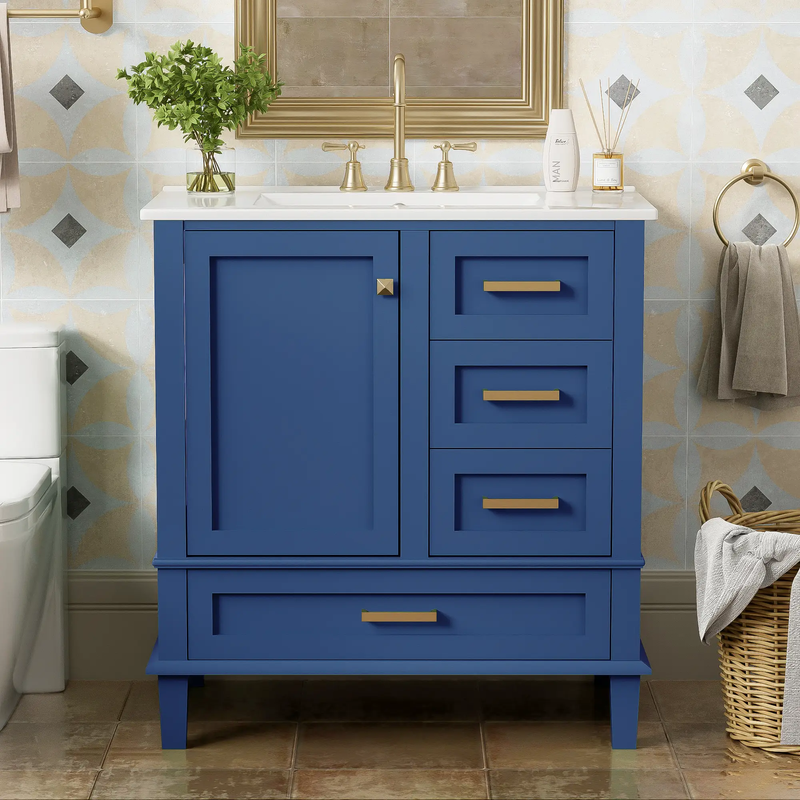 30" Bathroom Vanity with Sink Combo Set by HouseOfZazla