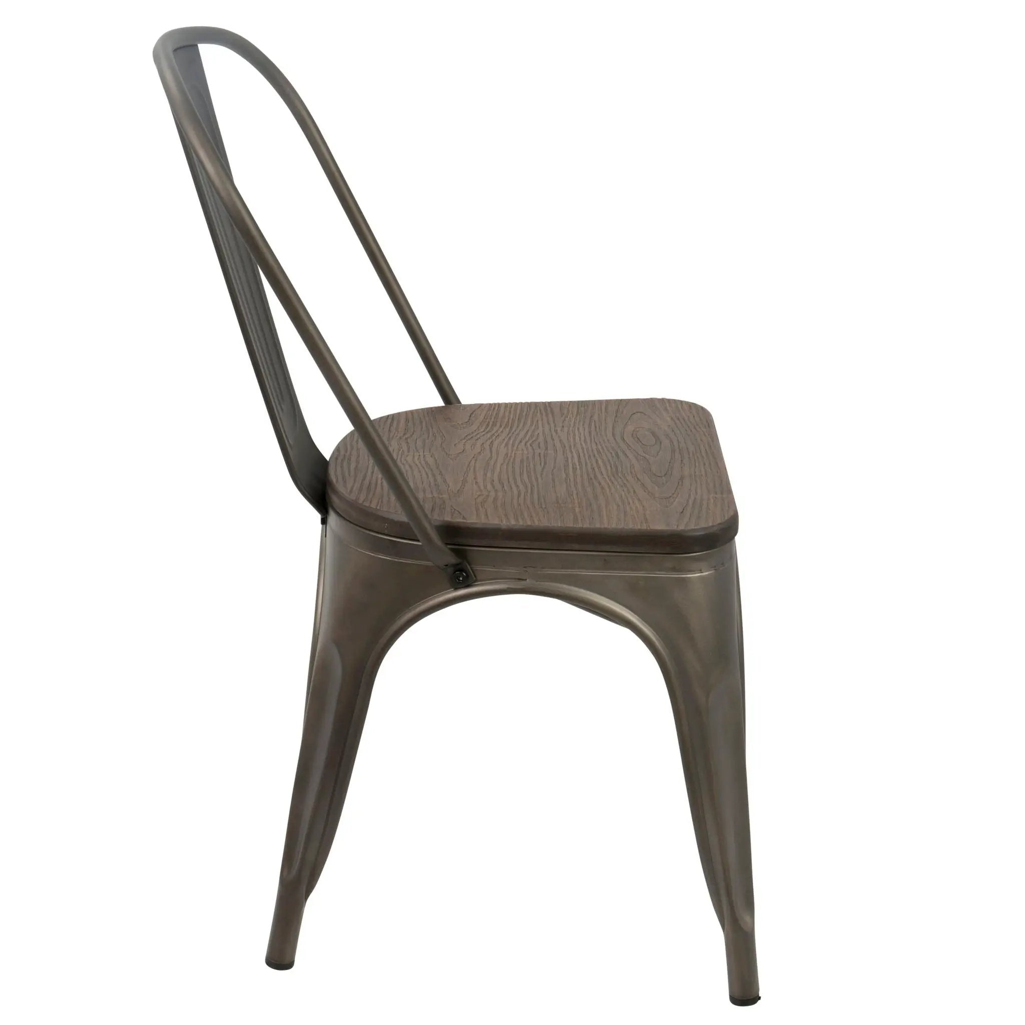 Oregon - IndustrialFarmhouse Stackable Dining Chair (Set of 2) by Unique Piece Furniture