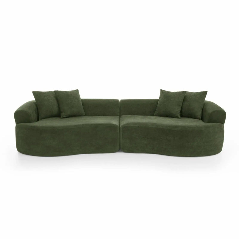 4 Seater Curved Cloud Sectional Sofa by Unique Piece Furniture