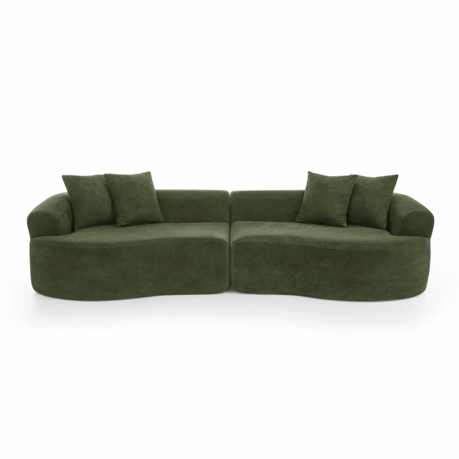 4 Seater Curved Cloud Sectional Sofa