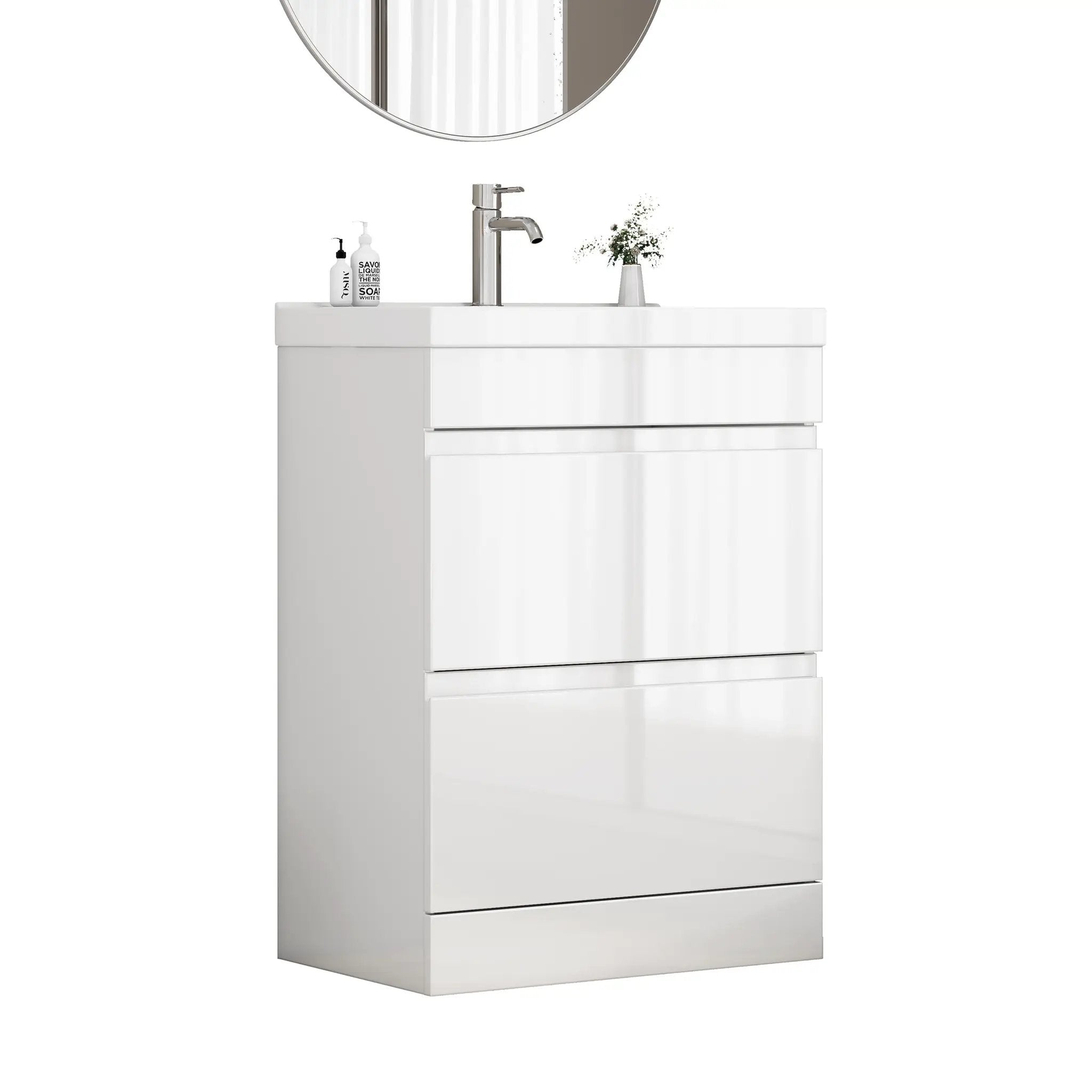 24-inch Bathroom Vanity With Sink Combo by HouseOfZazla
