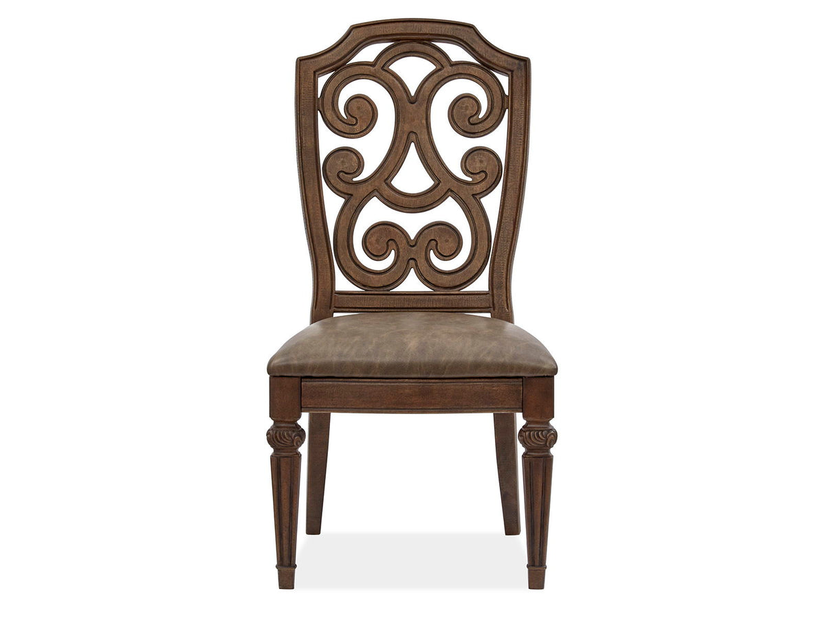 Durango - Wood Dining Side Chair With Upholstered Seat (Set of 2) - Willadeene Brown, photo 7 of 7