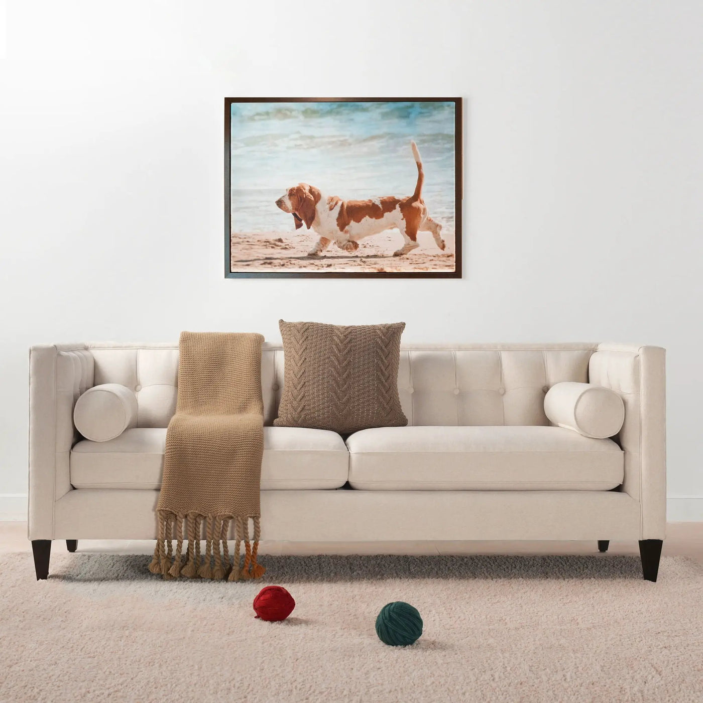 Jack - Modern Tuxedo Tufted Sofa by HouseOfZazla
