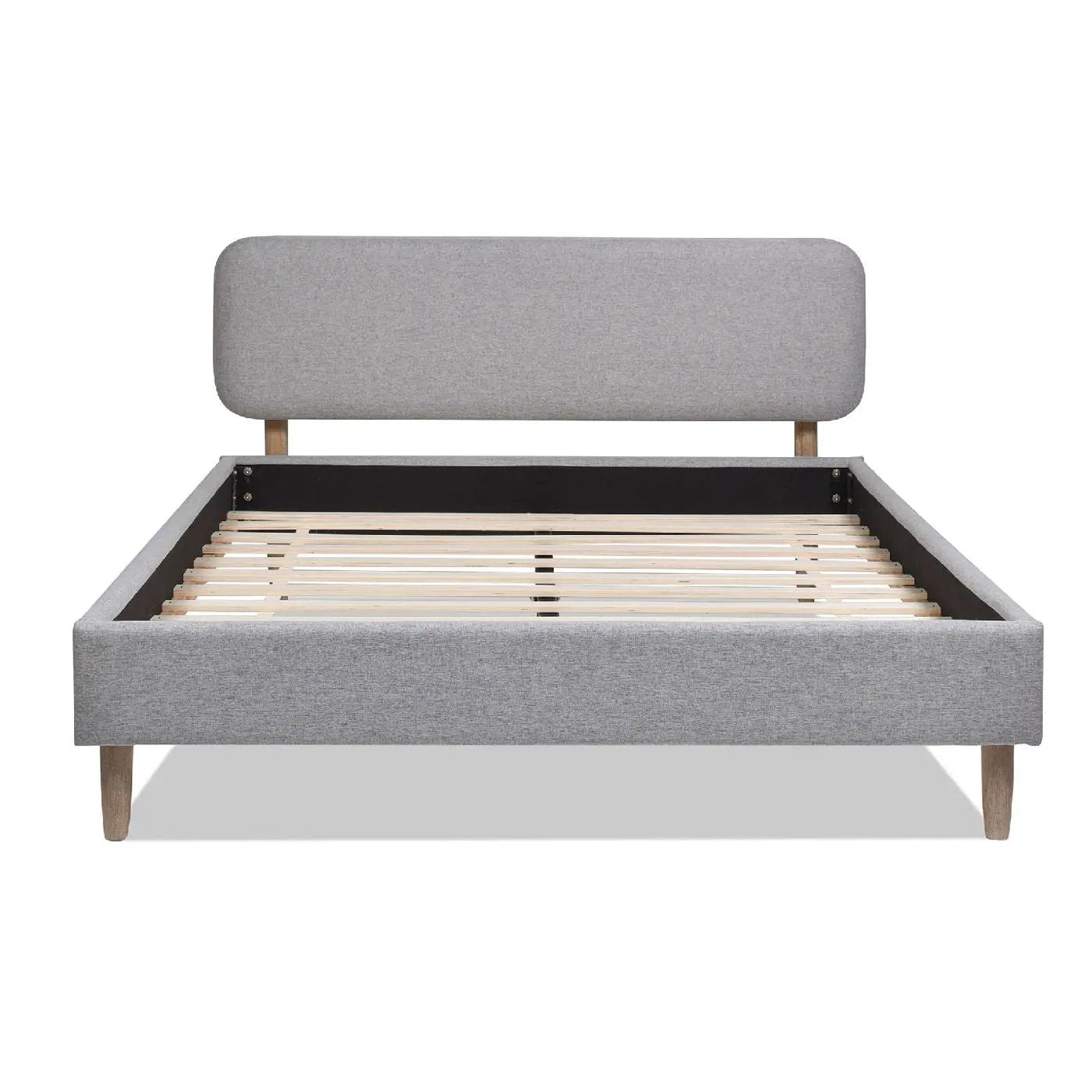 Diego - Low Upholstered Platform Bed by HouseOfZazla