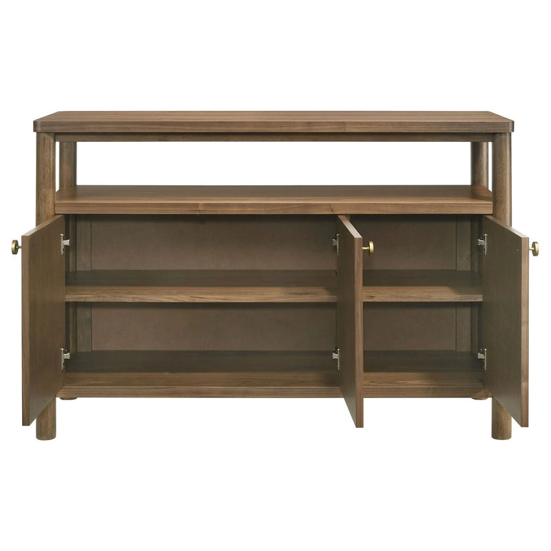 Crestmore 52-inch Dining Cabinet Sideboard Buffet Walnut by Unique Piece Furniture