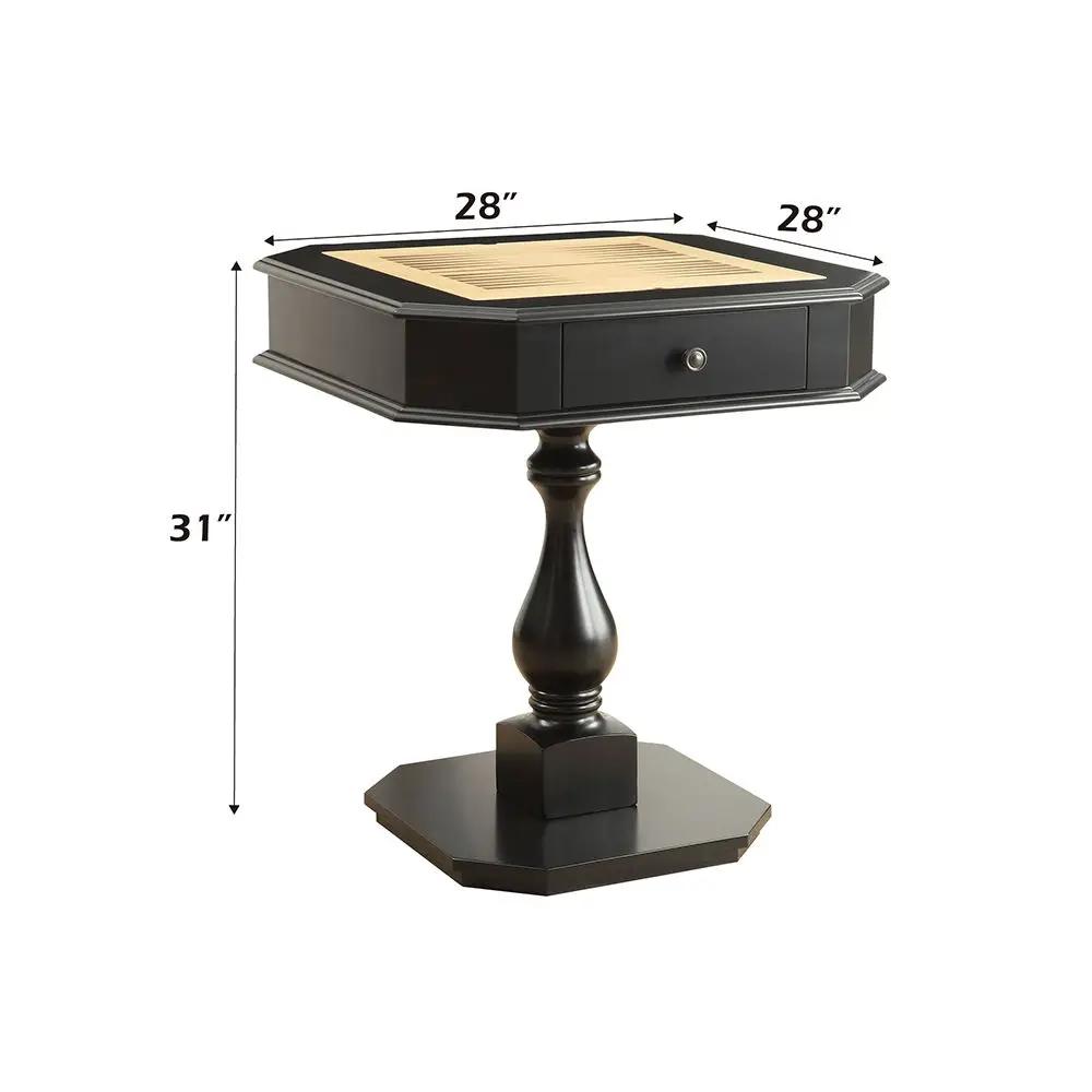 Bishop - Wood Game Table - Black by Unique Piece Furniture