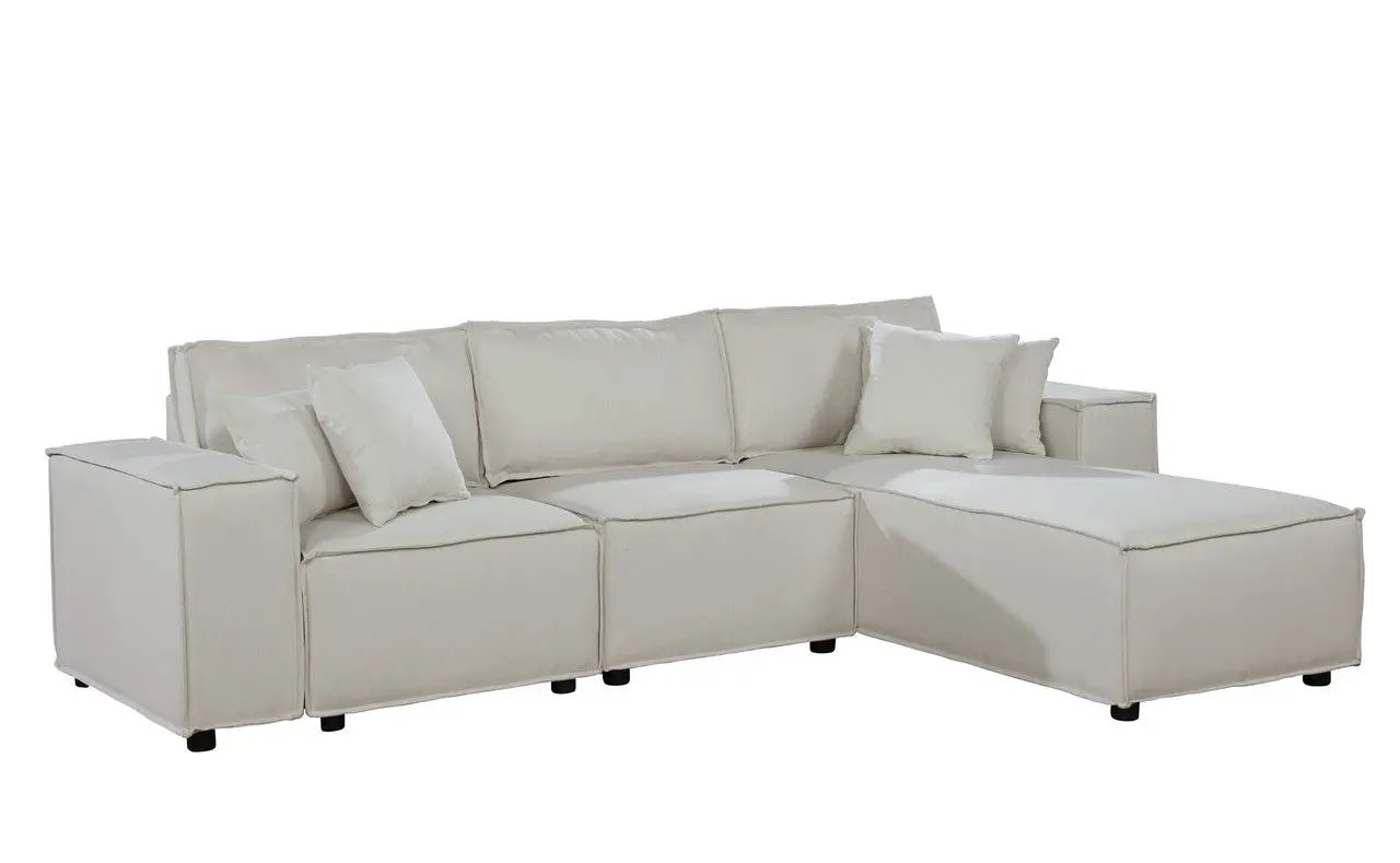 Harvey - Sofa With Reversible Chaise by HouseOfZazla