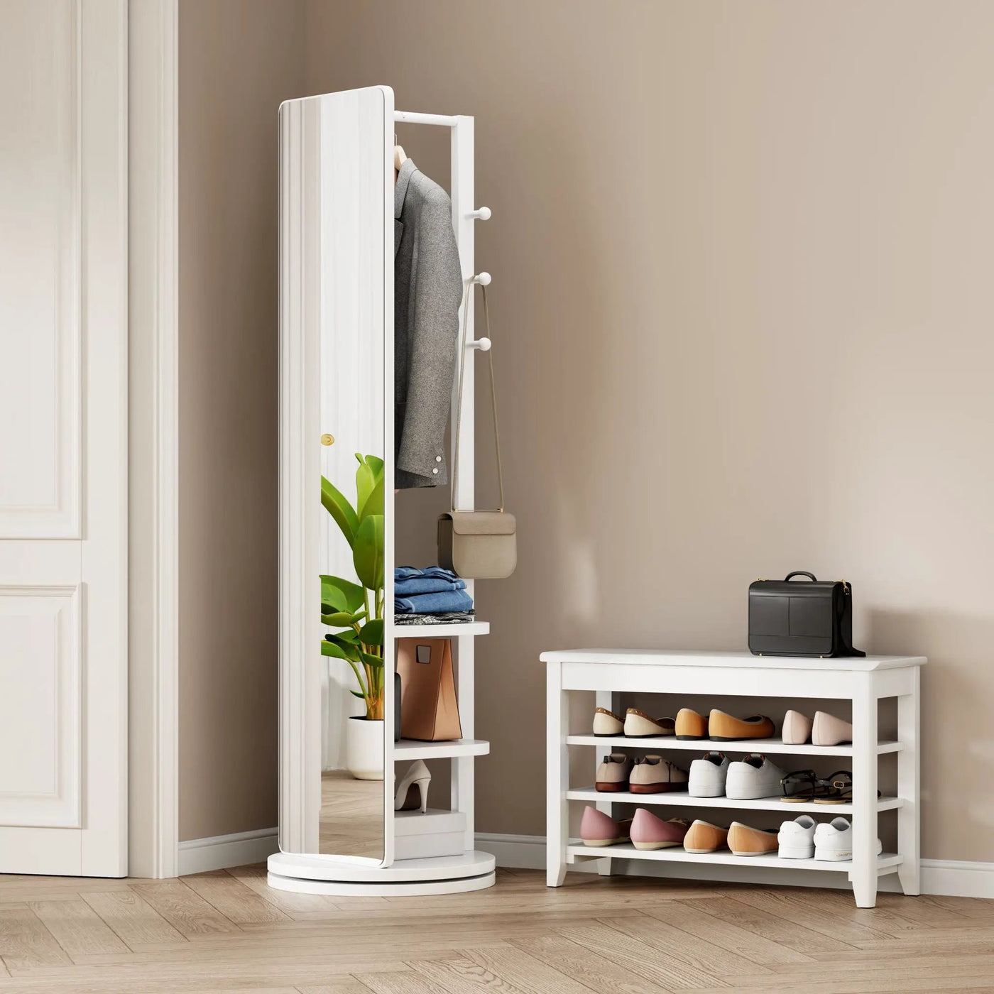 3 In 1 Multifunctional Full-Length Clothing Mirror by HouseOfZazla