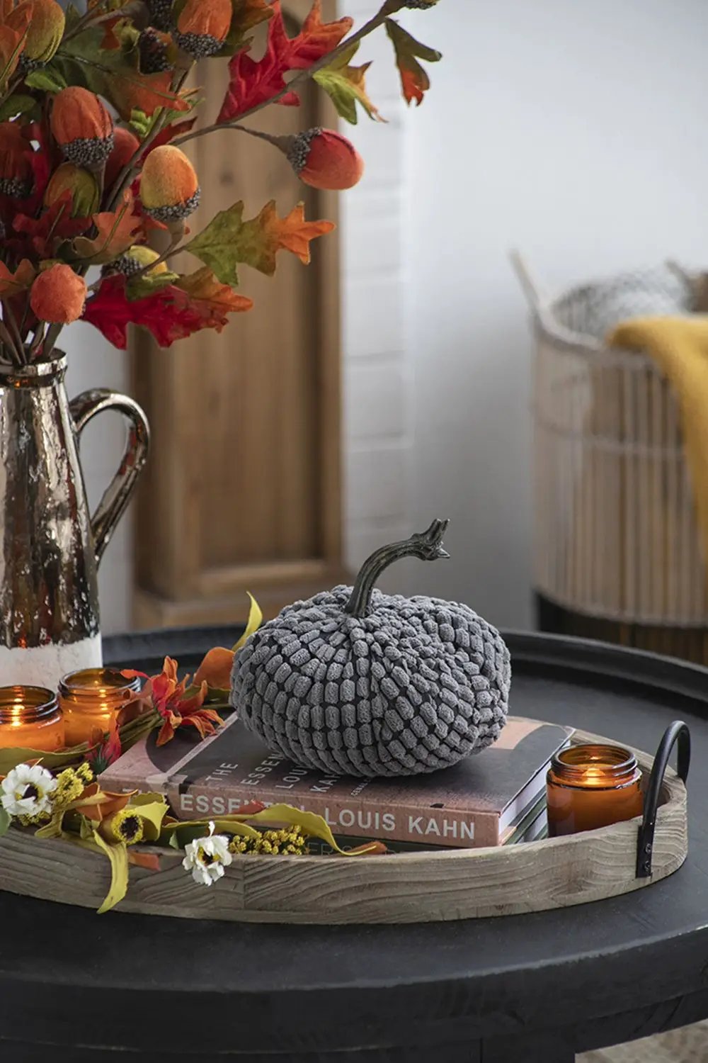 Weighted Pumpkin Ornament Decor For Holiday Harvest Festival Fall Festival & Thanksgiving by HouseOfZazla