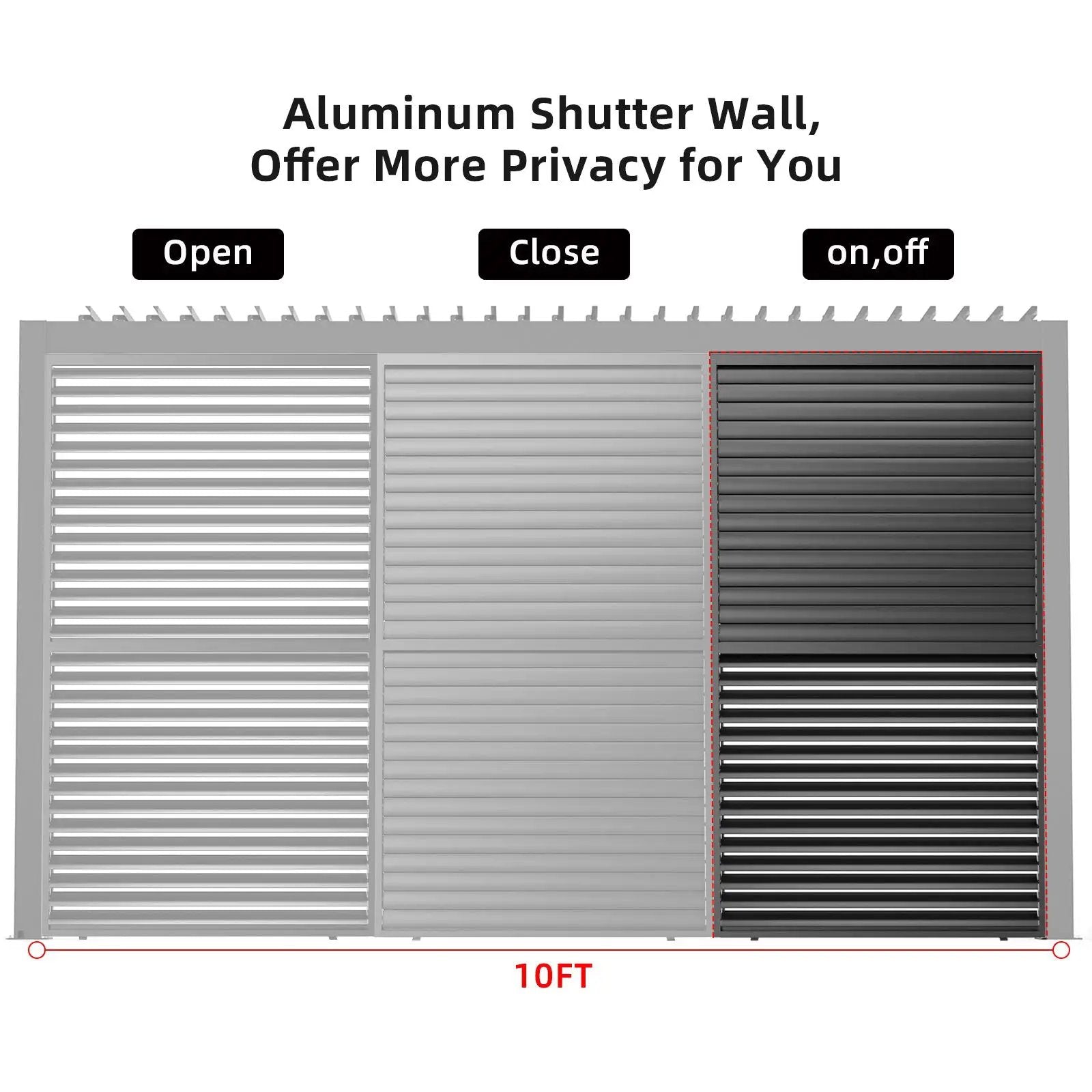 Louver Grille Frame & Louvers by Unique Piece Furniture