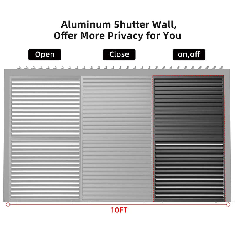 Louver Grille Frame & Louvers by Unique Piece Furniture