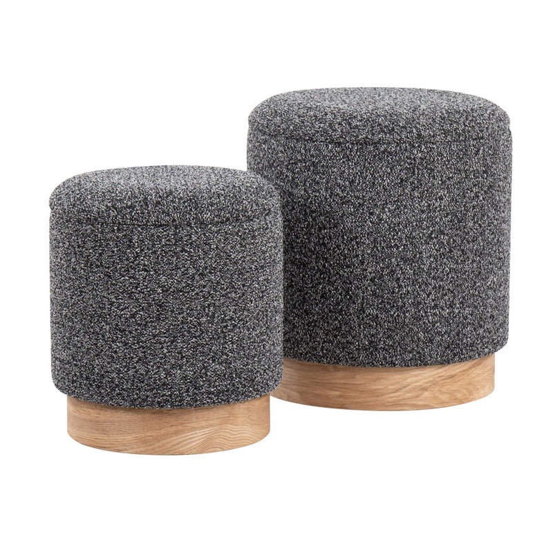 Marla - Contemporary, Nesting Ottoman Set by Unique Piece Furniture