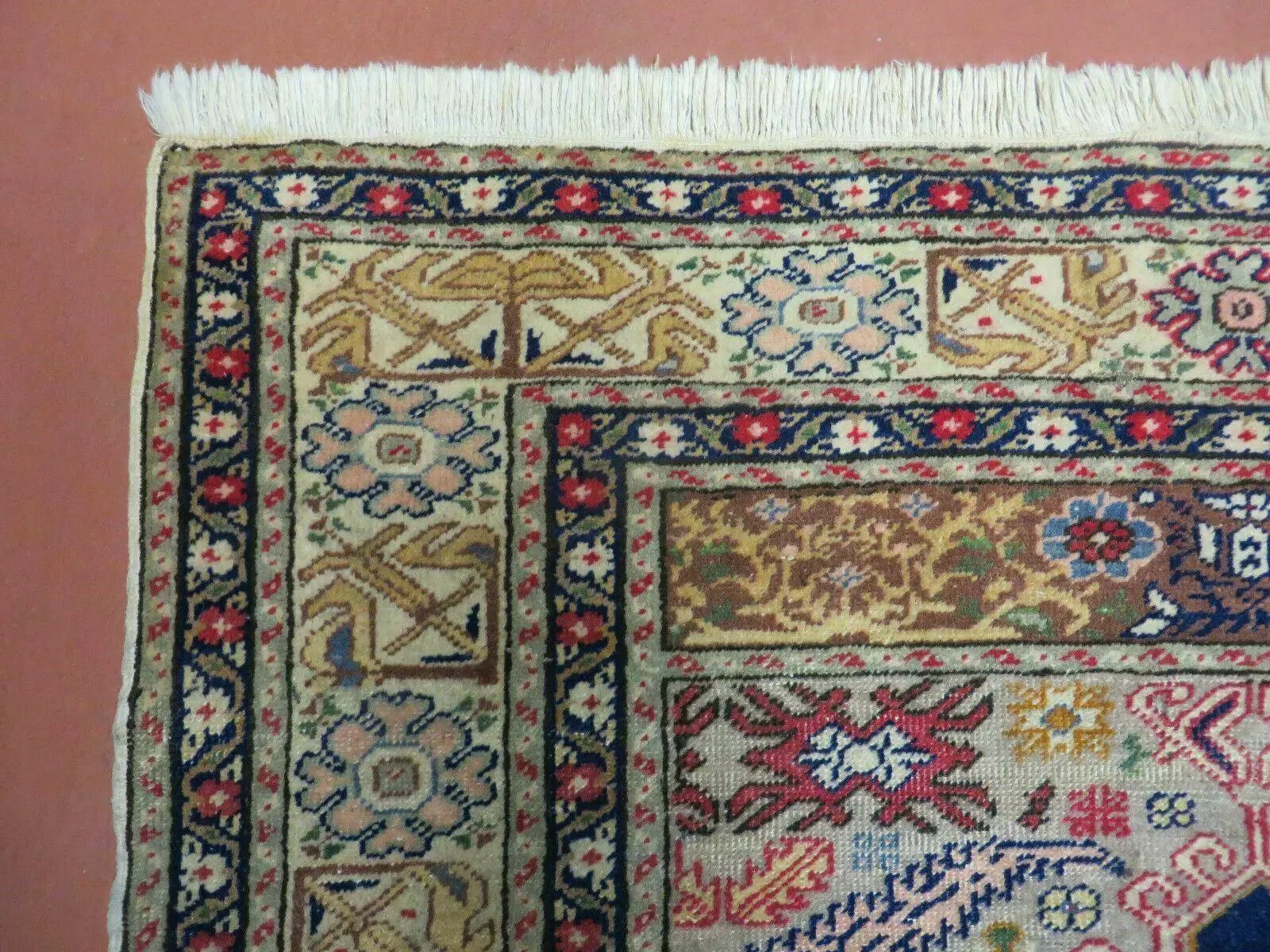 3' X 4' Semi Antique Handmade Turkish Prayer Kaisery Wool Rug Nice by Jewel Rugs