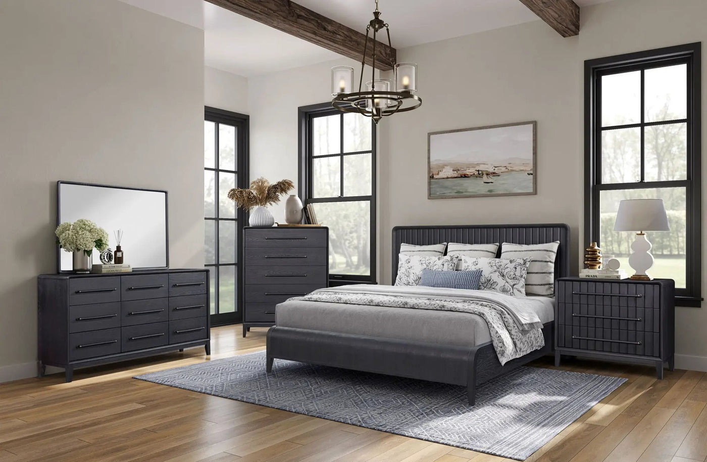 Waterfall Panel Bed & Design Elements by HouseOfZazla