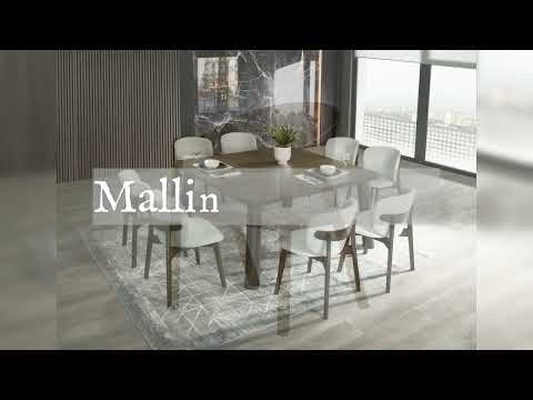 Mallin - Dining Table - Walnut by Unique Piece Furniture